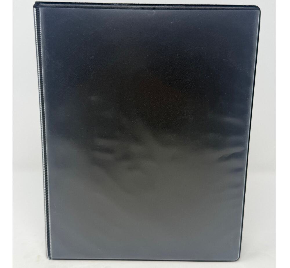 Pen Gear Black Mini Durable View 175 Sheet Capacity 1 inch Three Ring Binder
